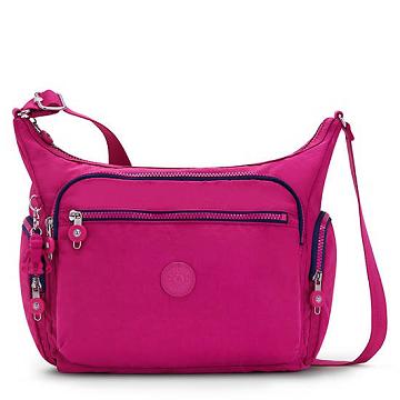 Kipling Gabbie Crossbody Táska Rózsaszín Fukszia | HU 1159OK